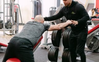 Dan Burgin Helping A Patient's Recovery