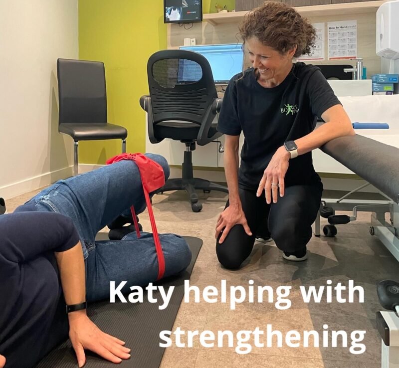 BOOST PHYSIO physiotherapist treating hip impingement