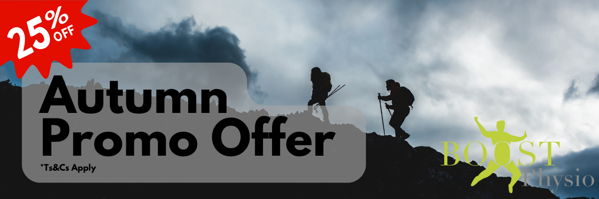 Physiotherapy special offer 25% off promo 2025
