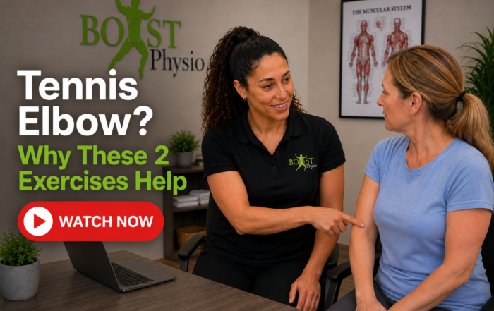 Tennis elbow physio