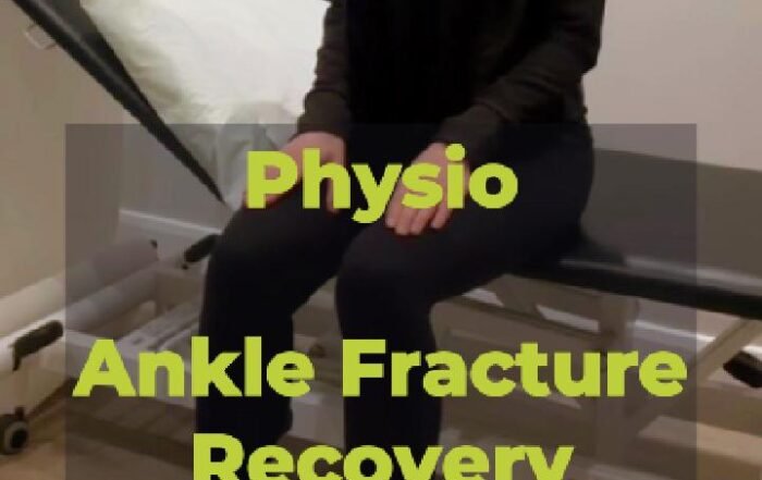 Physio after an ankle fracture